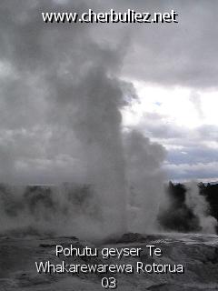 légende: Pohutu geyser Te Whakarewarewa Rotorua 03
qualityCode=raw
sizeCode=half

Données de l'image originale:
Taille originale: 146478 bytes
Temps d'exposition: 1/600 s
Diaph: f/960/100
Heure de prise de vue: 2003:03:02 15:59:18
Flash: non
Focale: 42/10 mm
